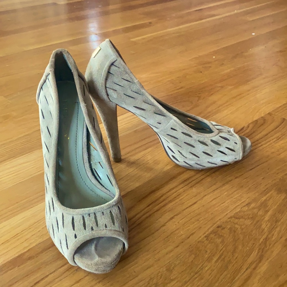 Suede BCBG heels